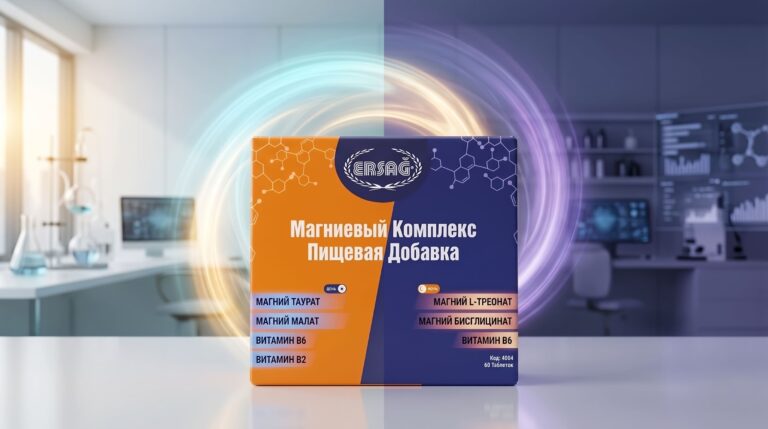 Комплекс магния Ersag 60 таблеток производство Турция
